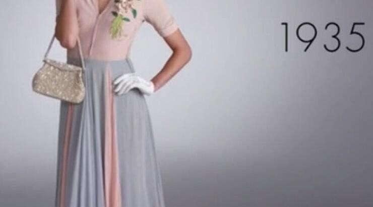 100 χρόνια μόδας σε ένα μοναδικό βίντεο