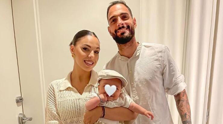 Γρηγόρης Κάστανος: Τα τρυφερά στιγμιότυπα με τον 21 μηνών γιο του μέσα στο γήπεδο [εικόνες]