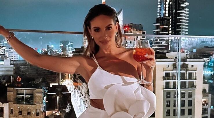 Αθηνά Οικονομάκου: Σε ρομαντικό δείπνο στο Μιλάνο με τον Bruno Cerella [εικόνα]