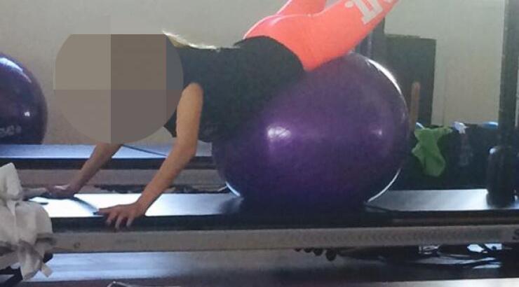 Επώνυμη Κύπρια στο γυμναστήριο!