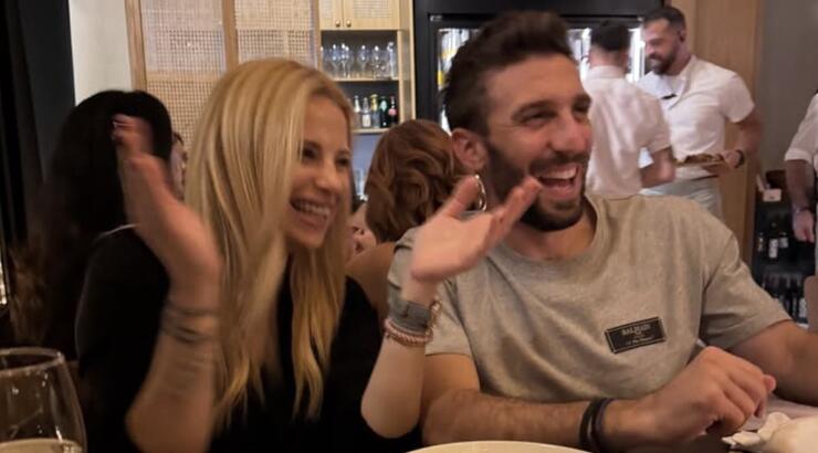 Αριστοτέλους - Εφραίμ: Η αυθόρμητη εικόνα να διασκεδάζουν και οι ευχές στον γιο τους