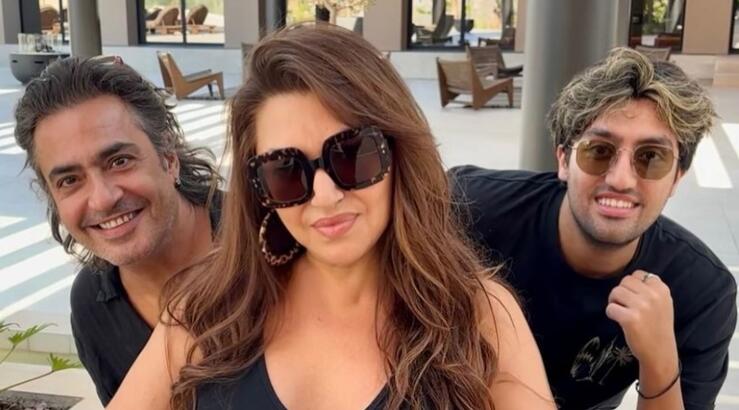 Γαρμπή - Σχοινάς: Οι ευχές στον γιο τους, Δημήτρη, για τα 25α γενέθλιά του [εικόνες]