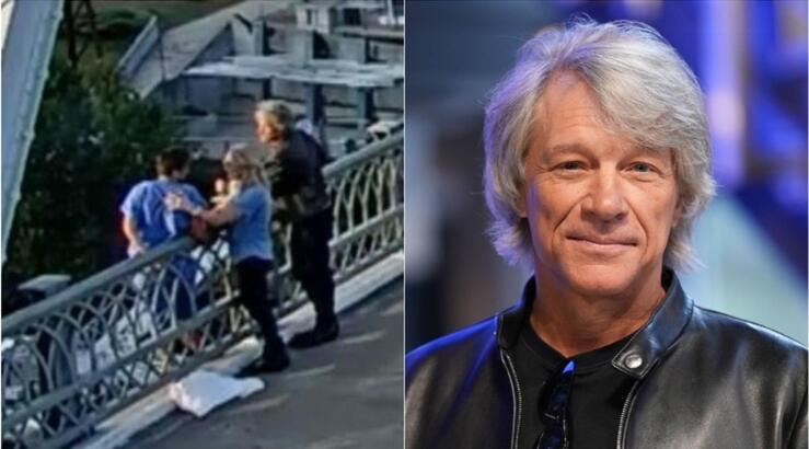 Jon Bon Jovi: Η συγκλονιστική στιγμή που αποτρέπει γυναίκα να πέσει από γέφυρα [βίντεο]