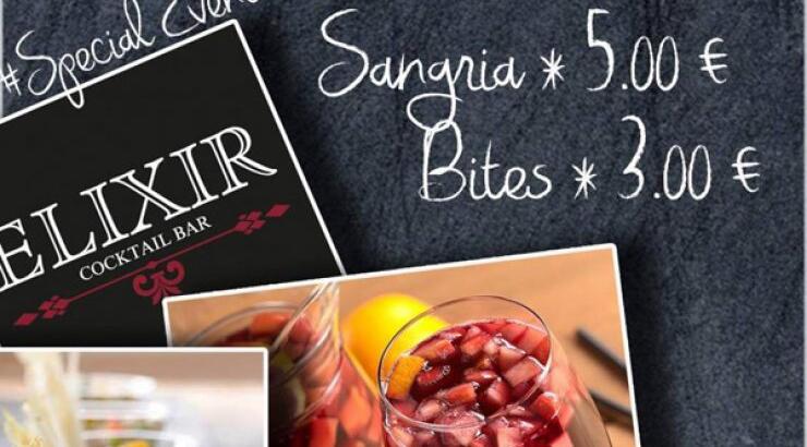 Tapas και sangria με 8 ευρώ στο Elixir