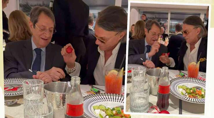 Ηλίας Ψινάκης: Τσούγκρισε αυγό με τον Νίκο Αναστασιάδη το βράδυ της Ανάστασης [βίντεο]