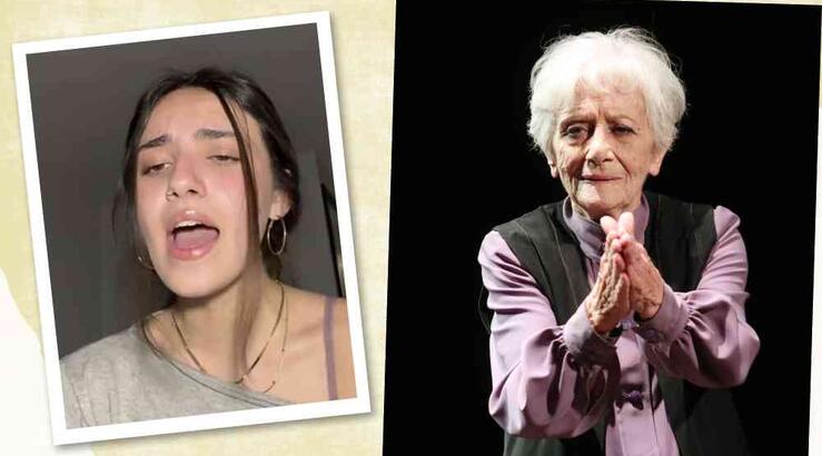 Δέσποινα Μπεμπεδέλη: Η εγγονή της, Δέσποινα μάς μάγεψε με τη φωνή της [βίντεο]