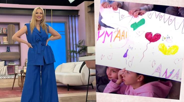 Αριστοτέλους: Η κόρη της Μελίνα στα γυρίσματα της εκπομπής της – Στο fan club της Αναστασίας