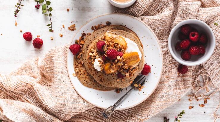 Αφράτα pancakes με γιαούρτι