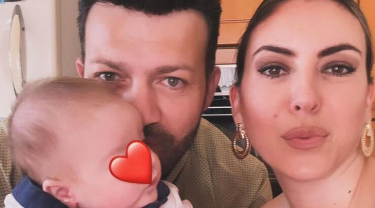 Γεωργία Βρανά: Βάφτισε τον γιο της, Γιώργο [εικόνες & βίντεο]