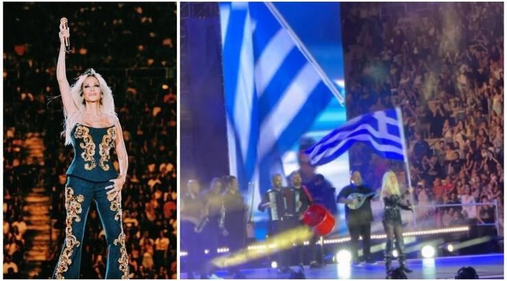 Άννα Βίσση: Πανηγύρισε το χάλκινο μετάλλιο της Ελλάδας στο κατάμεστο Καλλιμάρμαρο [βίντεο]