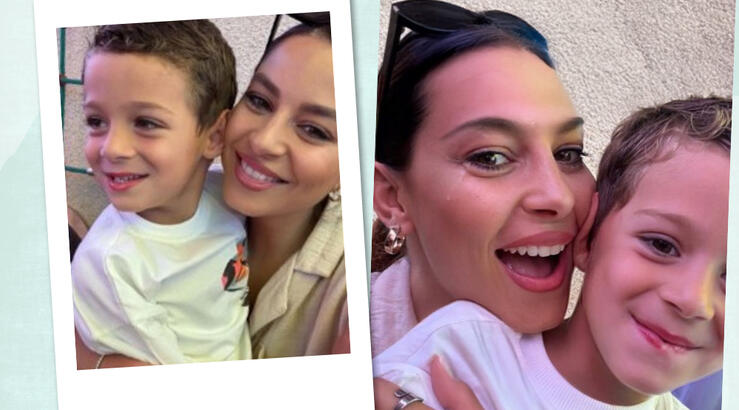 Κωνσταντίνα Ευριπίδου: Δακρυσμένη στο σχολείο του γιου της [εικόνες]