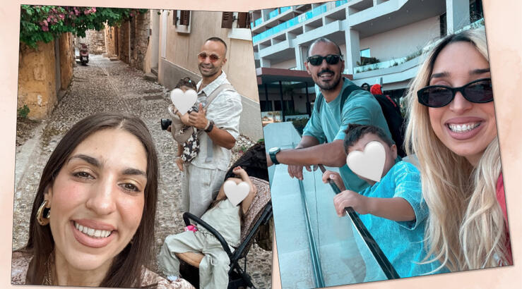 Θέλξια – Βαλέρια και Ανδρεάνα Φραγκούδη: Στη Ρόδο με τους συζύγους και τα παιδιά τους 