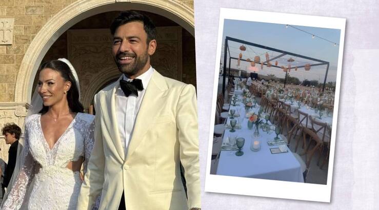 Ανδρέας Γεωργίου – Σιμώνη Χριστοδούλου: Η romantic διακόσμηση στο venue για το wedding dinner 