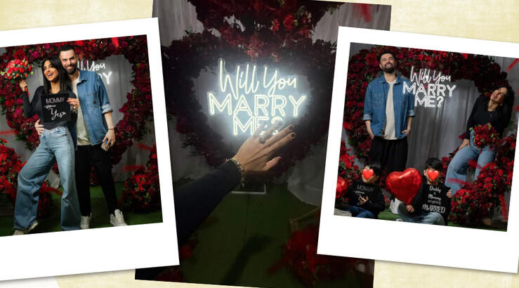 Γαλάτεια Βασιλειάδη: Πόσταρε καρέ-καρέ την πρόταση γάμου που της έκανε ο Γιώργος μπροστά στα παιδιά τους