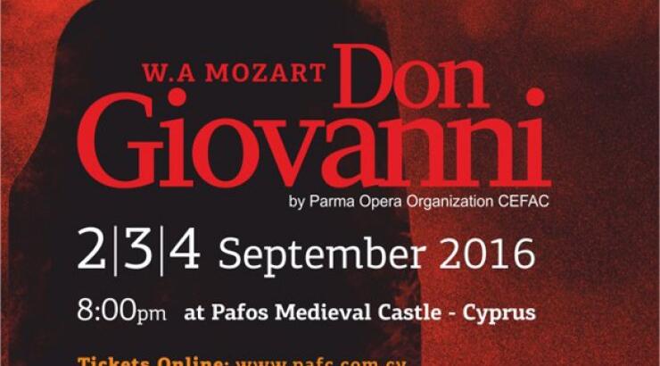 "Don Giovanni" του Μότσαρτ στο 18ο Pafos Aphrodite Festival