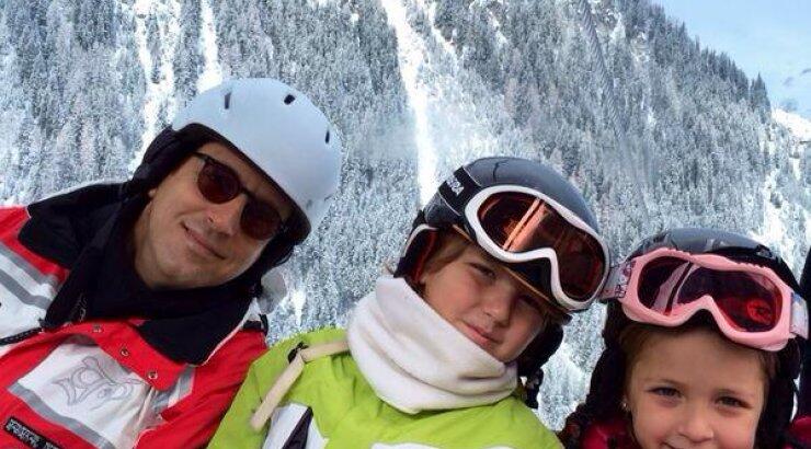 Χριστόφορος - Ραμόνα Τορναρίτη: Μαζί με τα παιδιά τους στην Αυστρία