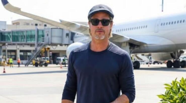 Brad Pitt: Τα πρώτα πλάνα από την άφιξή του στην Ύδρα [βίντεο]