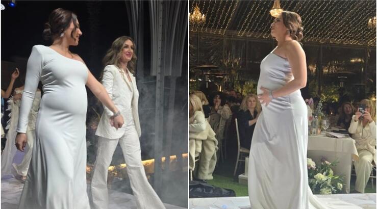 Ευρυδίκη Βαλαβάνη: Χόρεψε φορώντας νυφικό στον 6ο μήνα εγκυμοσύνης και έκλεψε τις εντυπώσεις