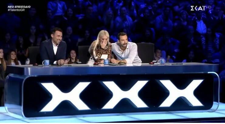 Λύγισε η Μαρία Μπακοδήμου στον αέρα της εκπομπής "Ελλάδα έχεις ταλέντο"