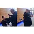 Φειδίας: Η στιγμή που πέφτει στα γόνατα παρακαλώντας τον Φουρλά να μπει στο ψηφοδέλτιο του κόμματός του [βίντεο]