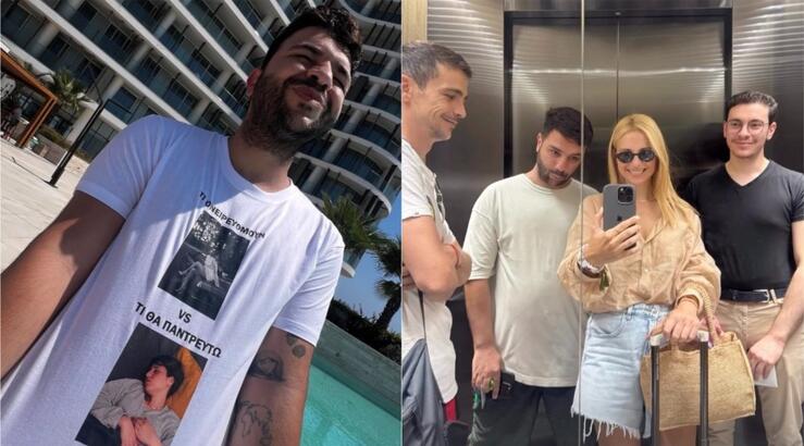 Χάρης Παπαθεοχάρους: Βachelor party στην Αγία Νάπα με τους τηλεοπτικούς συνεργάτες του