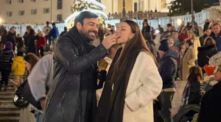 Ανδρέας – Σιμώνη: Η ρομαντική «απόδραση» στη Ρώμη πριν από τα Χριστούγεννα [εικόνες]