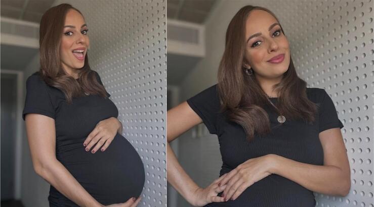 Χριστίνα Κυριάκου: Ντύθηκε κλόουν στον 8ο μήνα εγκυμοσύνης [εικόνες]