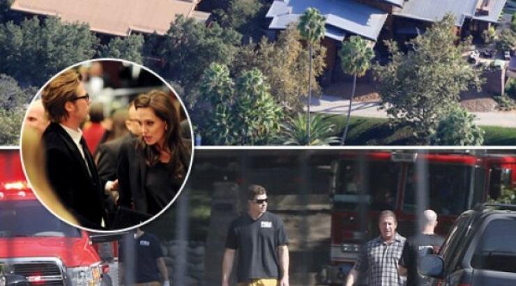 Έκτακτο: Πυροσβεστικά & ασθενοφόρο στην έπαυλη της Angelina Jolie και του Brad Pitt