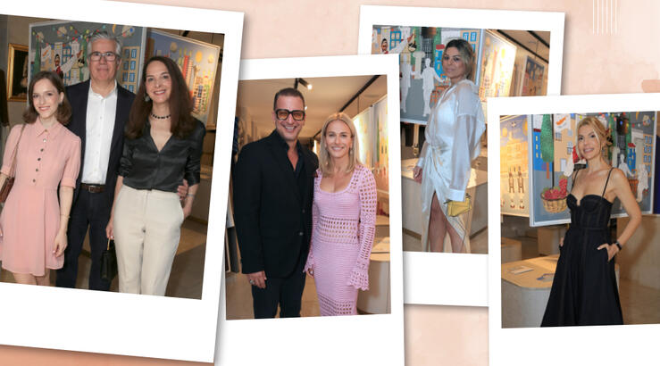 Στα εγκαίνια της έκθεσης «The Icons» στο Maison Anemi 