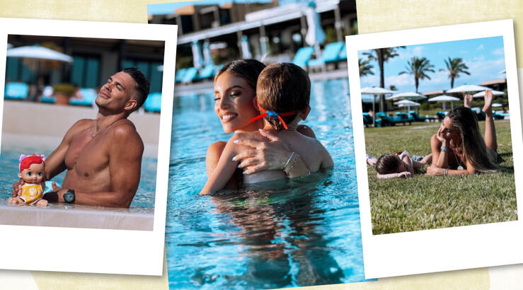 Αθηνά Οικονομάκου: Με τα παιδιά της και τον Bruno Cerella στη Σικελία [εικόνες]