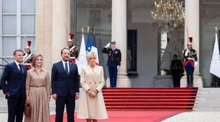 Χριστοδουλίδης - Καρσερά: Το μήνυμά τους από το Παρίσι για την κυπριακή αποστολή στους Ολυμπιακούς Αγώνες [εικόνες]