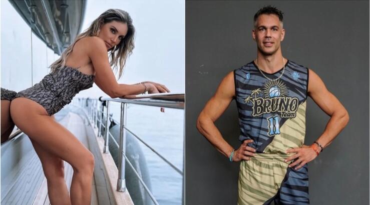 Aθηνα Οικονομάκου: Σε γήπεδο στο Μιλάνο φορώντας τη φανέλα του συντρόφου της [εικόνα]