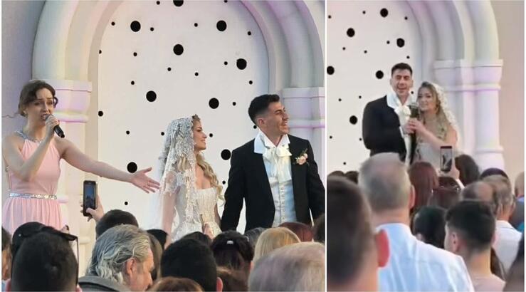 Φειδίας - Στυλιάνα: Άρχισε ξέφρενο γαμήλιο party έξω από την εκκλησία [βίντεο]