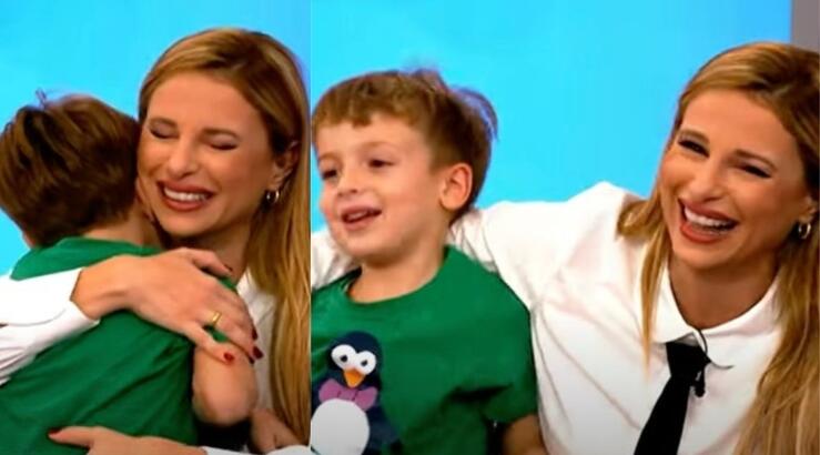 Χριστιάνα Αριστοτέλους: Ο γιος της εισέβαλε στο στούντιο ενώ έκανε εκπομπή [βίντεο]