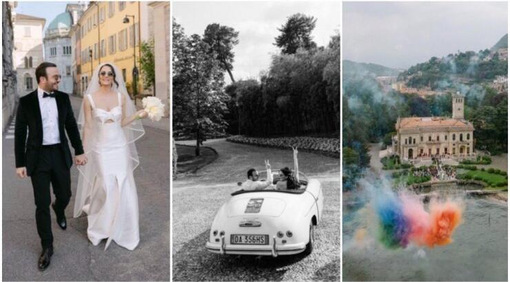 Γιώργος Θεοδότου – Έλις Μισιρλή: Το επίσημο φωτογραφικό άλμπουμ του γάμου τους στη λίμνη Κόμο 