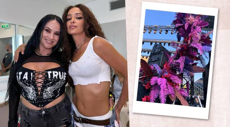 Χάρις Πότσου: Διακόσμησε το stage στη μεγάλη συναυλία της Φουρέιρα στο Κατράκειο Θέατρο 