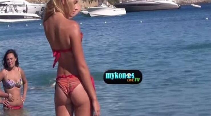 Ποια είναι η "Ελληνίδα Σκλεναρίκοβα" που τρέλανε την Μύκονο με τις αναλογίες της; [βίντεο]