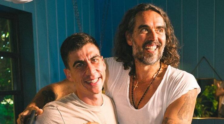 Φειδίας Παναγιώτου: Η συνάντηση με τον Russell Brand [εικόνες & βίντεο]