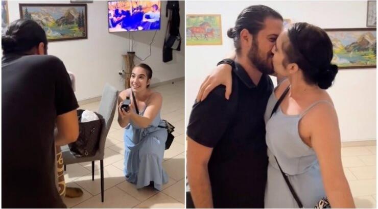 Aποθέωση: Η 24χρονη Μαρία στο Παραλίμνι έκανε πρόταση γάμου στον σύντροφο της! [βίντεο]