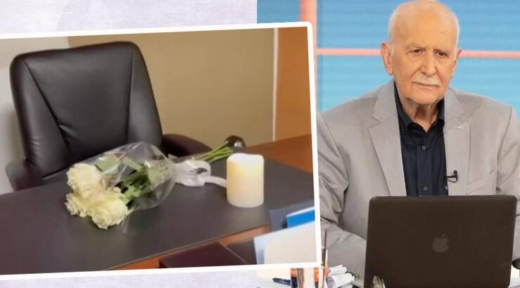 Γιώργος Παπαδάκης: Toυ άφησαν 3 λευκά τριαντάφυλλα και ένα αναμμένο κερί στο γραφείο του στον ΑΝΤ1