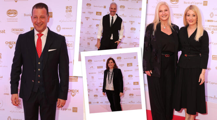 Στο κόκκινο χαλί των Cyprus Eating Awards [εικόνες]