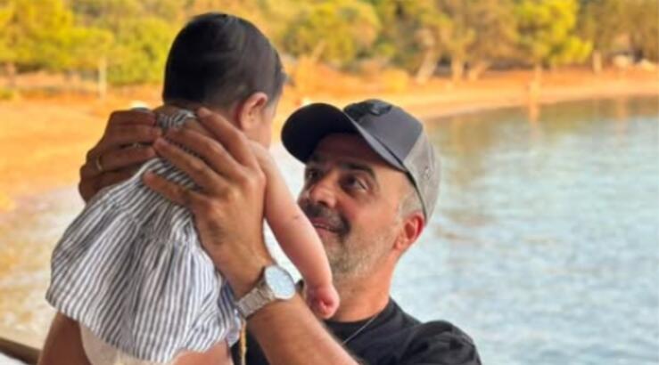 Μιχάλης Σοφοκλέους: Με την κόρη του, Δαυίνα, σε μια τρυφερή τους στιγμή [εικόνα]