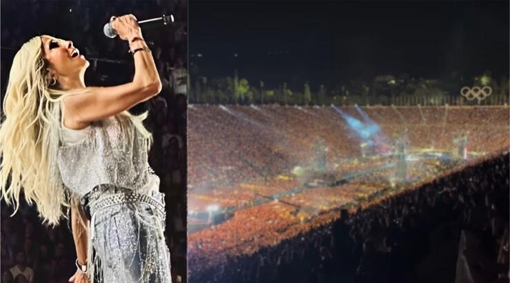 Eκστασιασμένη η Άννα Βίσση: «Το να είσαι 66 χρονών και να μπαίνεις σε ένα ξεχειλισμένο Καλλιμάρμαρο…»