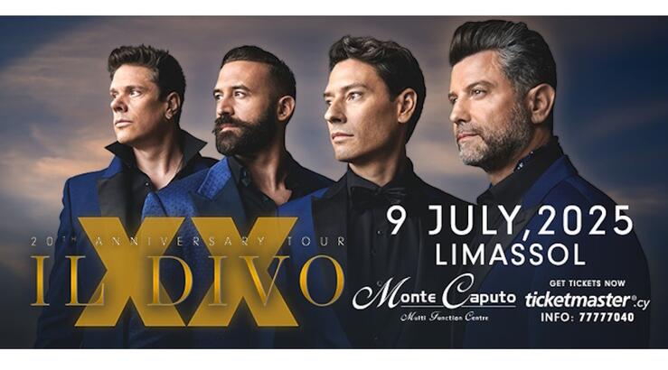 Οι IL DIVO στην Κύπρο για μια και μοναδική βραδιά