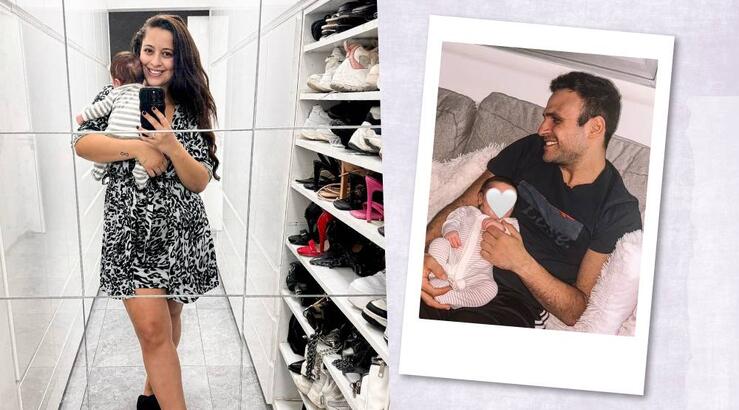 Μιχαέλλα Θεοδώρου: «Τσάκωσε» τον σύζυγό της να ταΐζει τον δύο μηνών γιο τους [εικόνα]