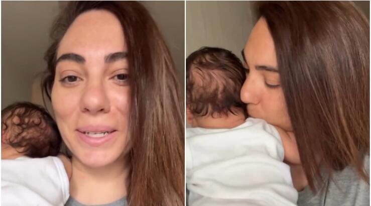 Η Βαλαβάνη αγκαλιά με τον γιο της: «Είναι κάτι που ήθελα μια ζωή και τώρα είναι εδώ» [βίντεο]