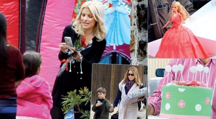 Ελένη Μενεγάκη: Φωτογραφίες από τα μασκέ party γενεθλίων της Βαλέριας και της Λάουρας!