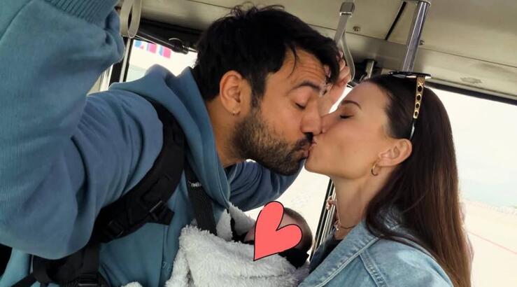 Σιμώνη Χριστοδούλου: Η βόλτα με την 3 μηνών κόρη της αγκαλιά στην Αθήνα [εικόνα]