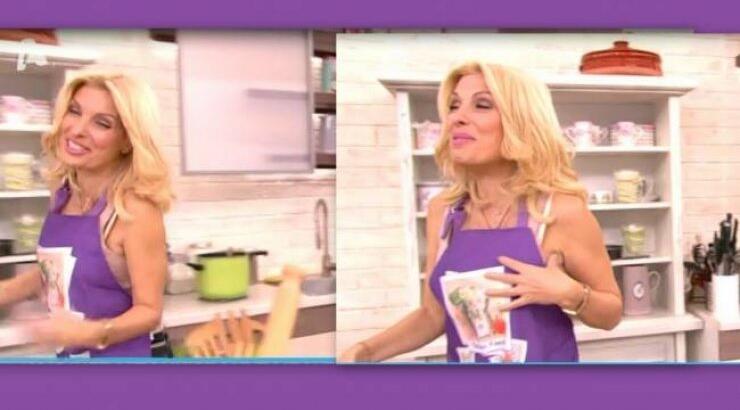 Ελένη Μενεγάκη: Την έπιασε νευρικό γέλιο και αποχώρησε από την εκπομπή [βίντεο]