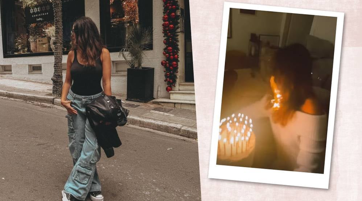 Πήραν φωτιά τα μαλλιά γνωστής Ελληνίδας ηθοποιού τη στιγμή που έσβηνε την τούρτα της [βίντεο]